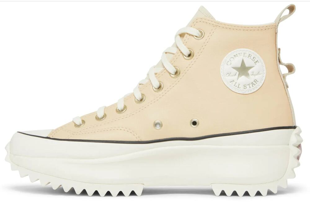 Converse Run Star Hike High Earthy Tones Light Twine Chunky Platform Sneakers 5